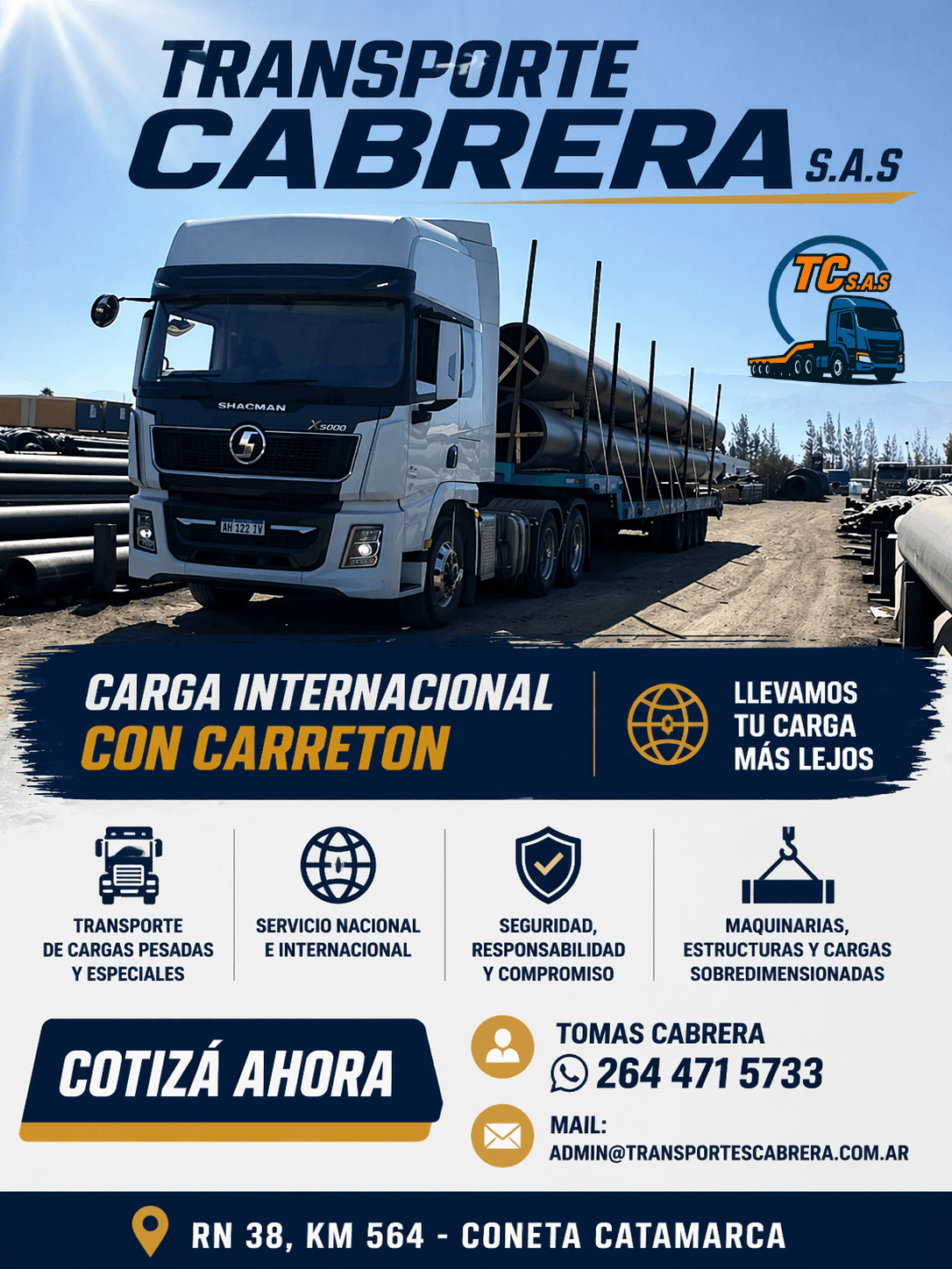 TRANSPORTE EN CARRETON